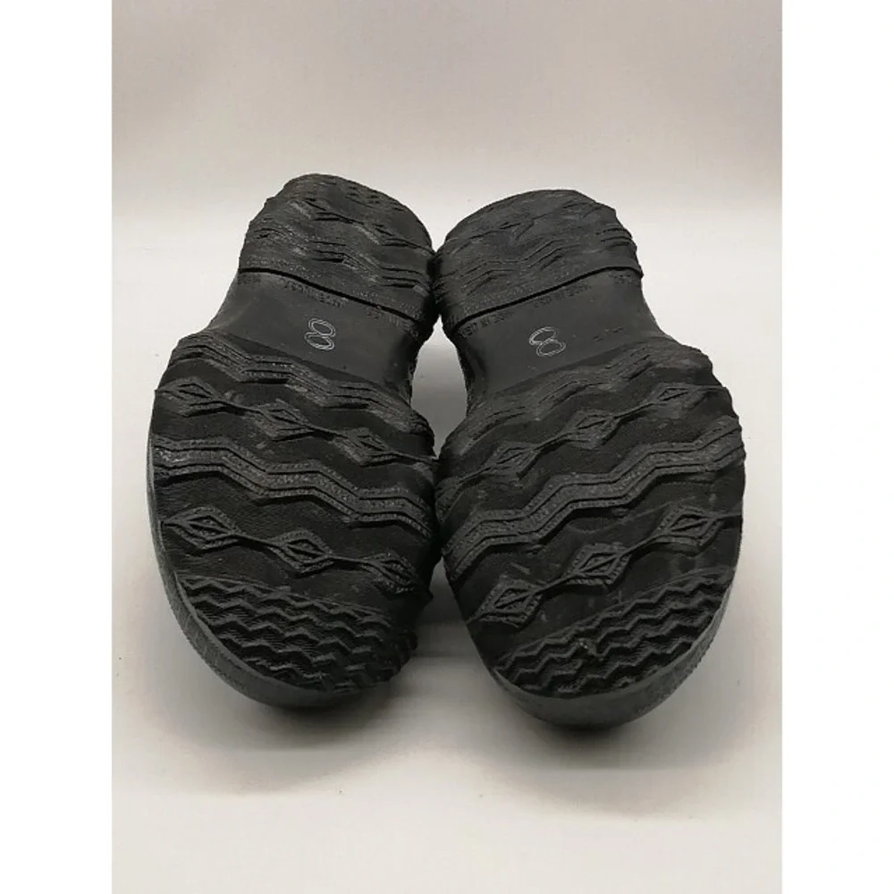 Lacrosse Boots Mens Black 8 Rubber Overshoes Pull On Waterproof Low Top NEW